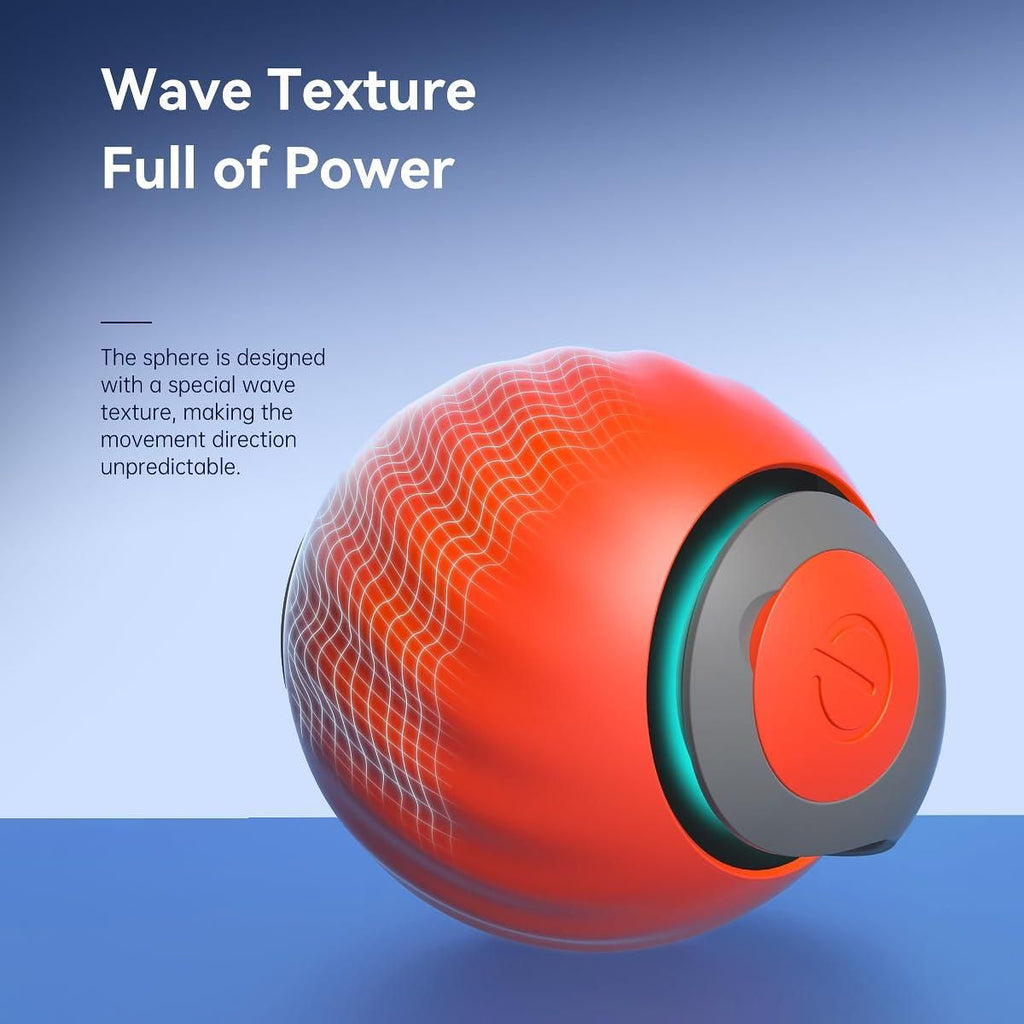 WhirlPaw™ Smart Rolling Ball - The Ultimate Interactive Cat Toy!