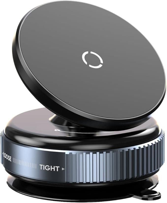 Magnetic Suction Phone Holder – 360° Adjustable Strong Grip Stand